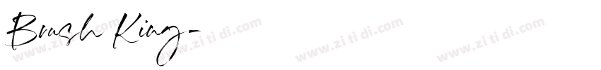 Brush King字体转换